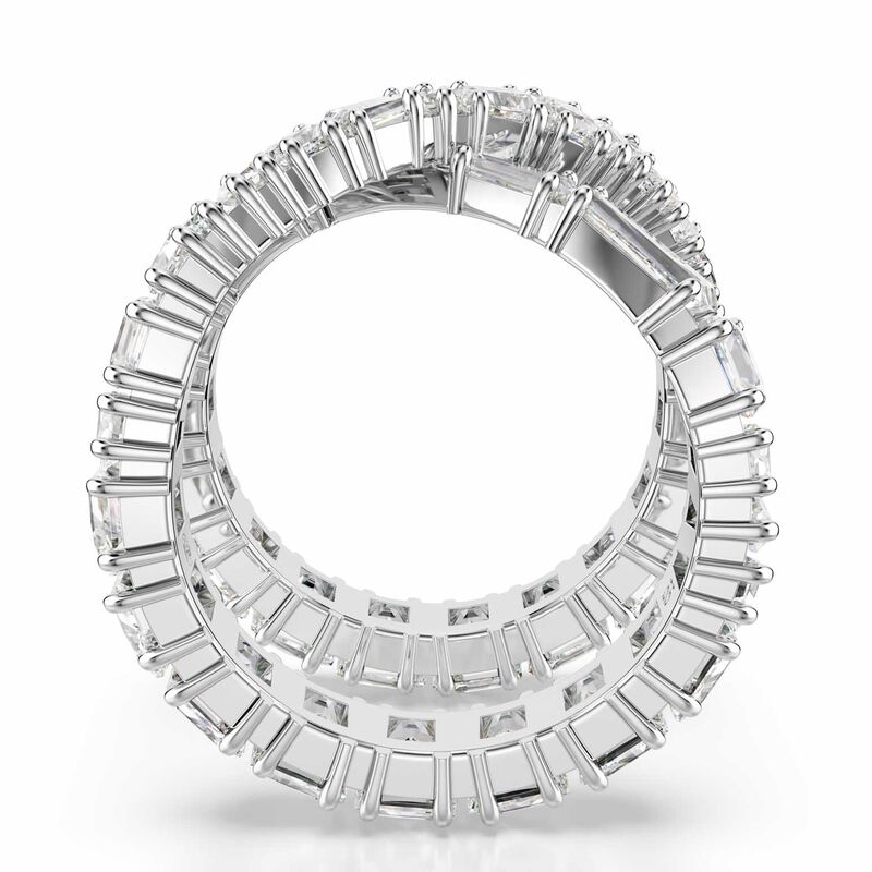 Swarovski Hyperbola Ring - Silver Tone 60 image number 7